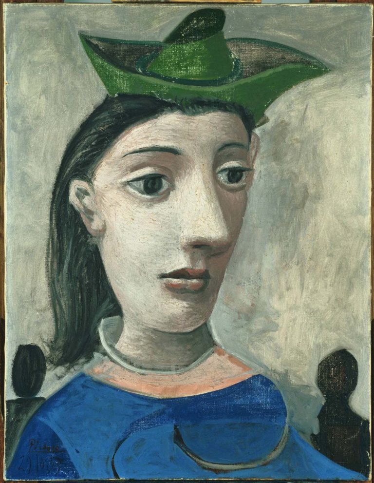 Who Is The Portrait Of A Woman With A Green Hat?