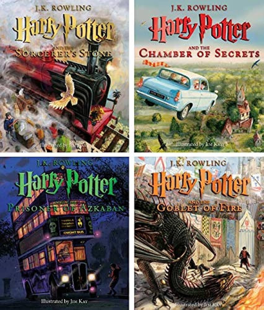 Are there any Harry Potter books with exclusive artwork? 2