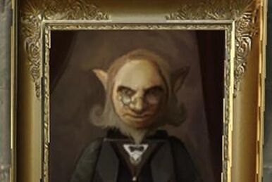 Who Is The Portrait Of The Goblin In Charge Of The Inkpot Department?