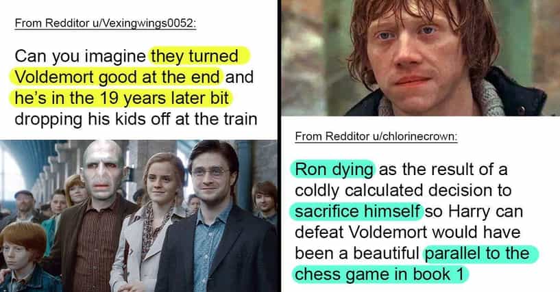 Are there any alternate endings in the Harry Potter movies? 2