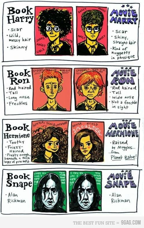 What Is The Difference Between The Harry Potter Books And Movies?