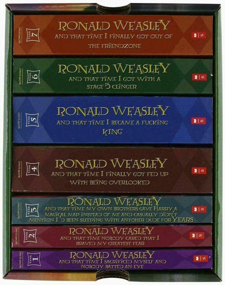 The Harry Potter Books: The Evolution of Ron Weasley's Character