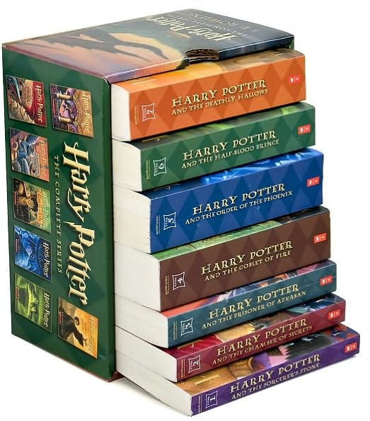 Are the Harry Potter books available as a box set with the movies? 2