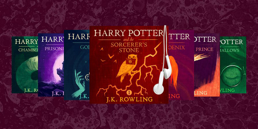 How can I customize the reading experience of the Harry Potter audiobooks? 2
