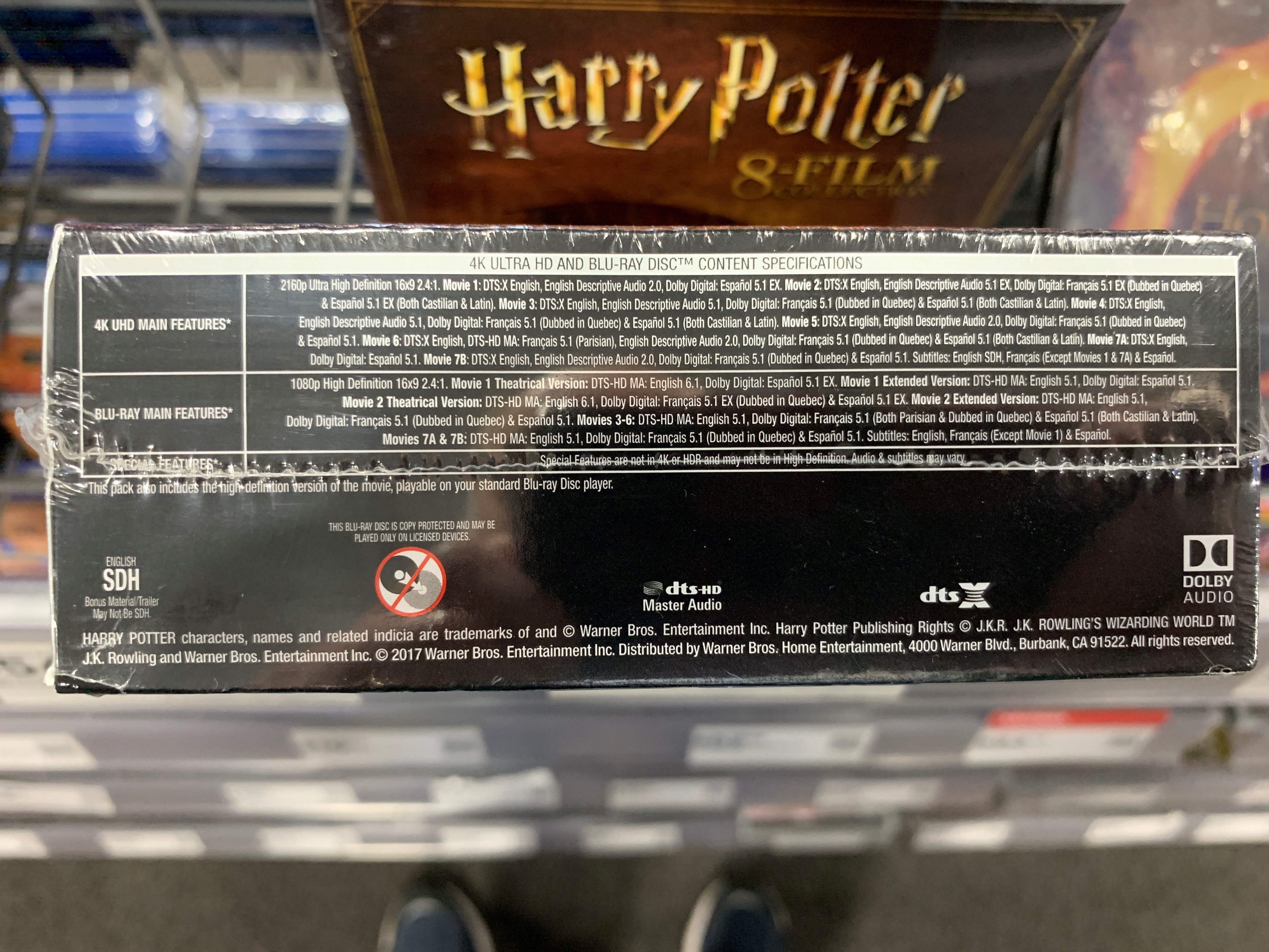 Can I watch the Harry Potter movies with audio description? 2