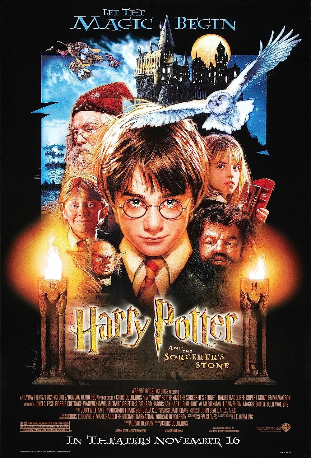 What is the aspect ratio of the Harry Potter movies? 2