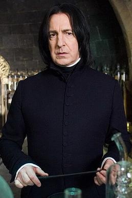 Who played the character of Severus Snape in the Harry Potter series?