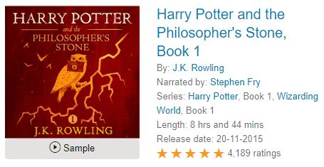 Are the Harry Potter books available as audiobooks for the hearing impaired? 2