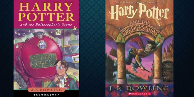 Are there any differences between the UK and US editions of the Harry Potter books? 2