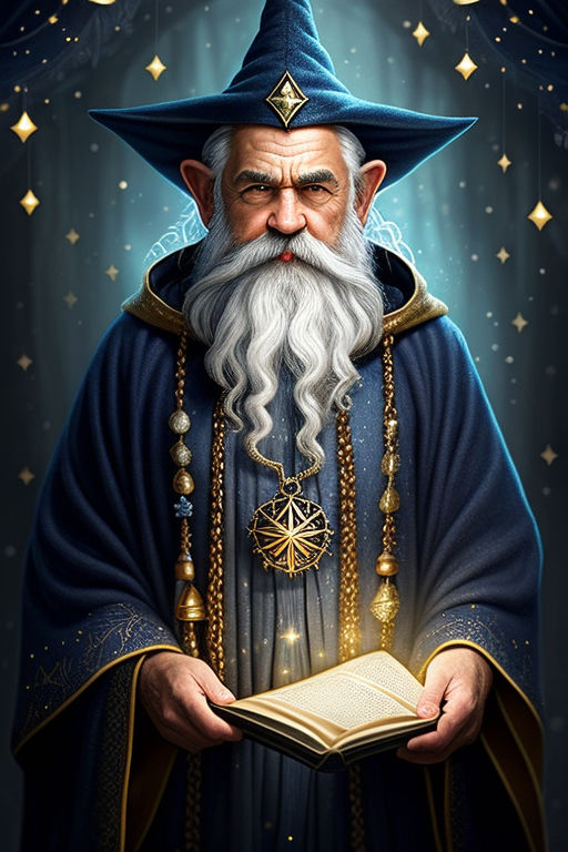 Who is the portrait of a Wizard with a Pointed Beard? 2