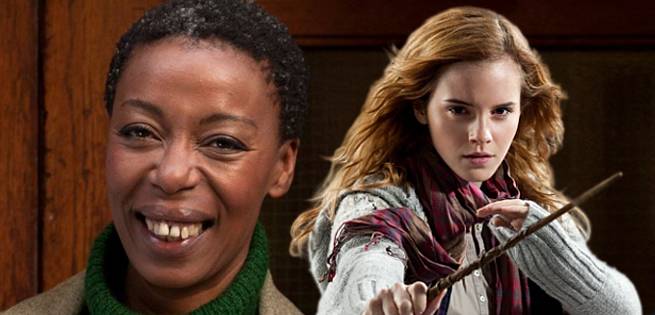 Who portrayed Hermione Granger in the Harry Potter series? 2