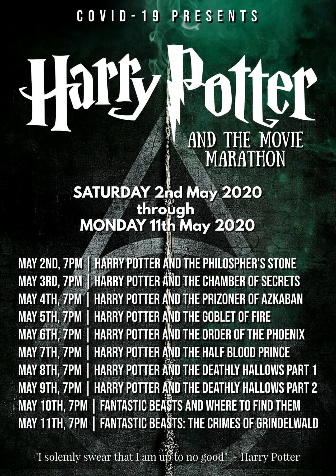 The Harry Potter Movie Marathon Guide