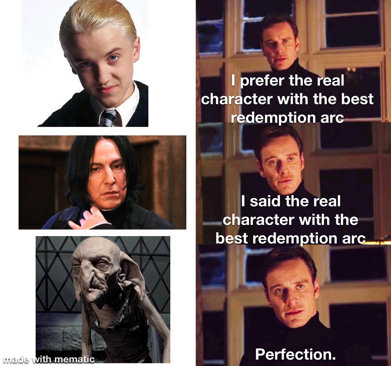 Which character in Harry Potter has the best redemption arc? 2