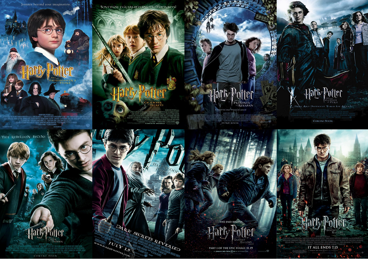 How many Harry Potter movies are there in total? 2