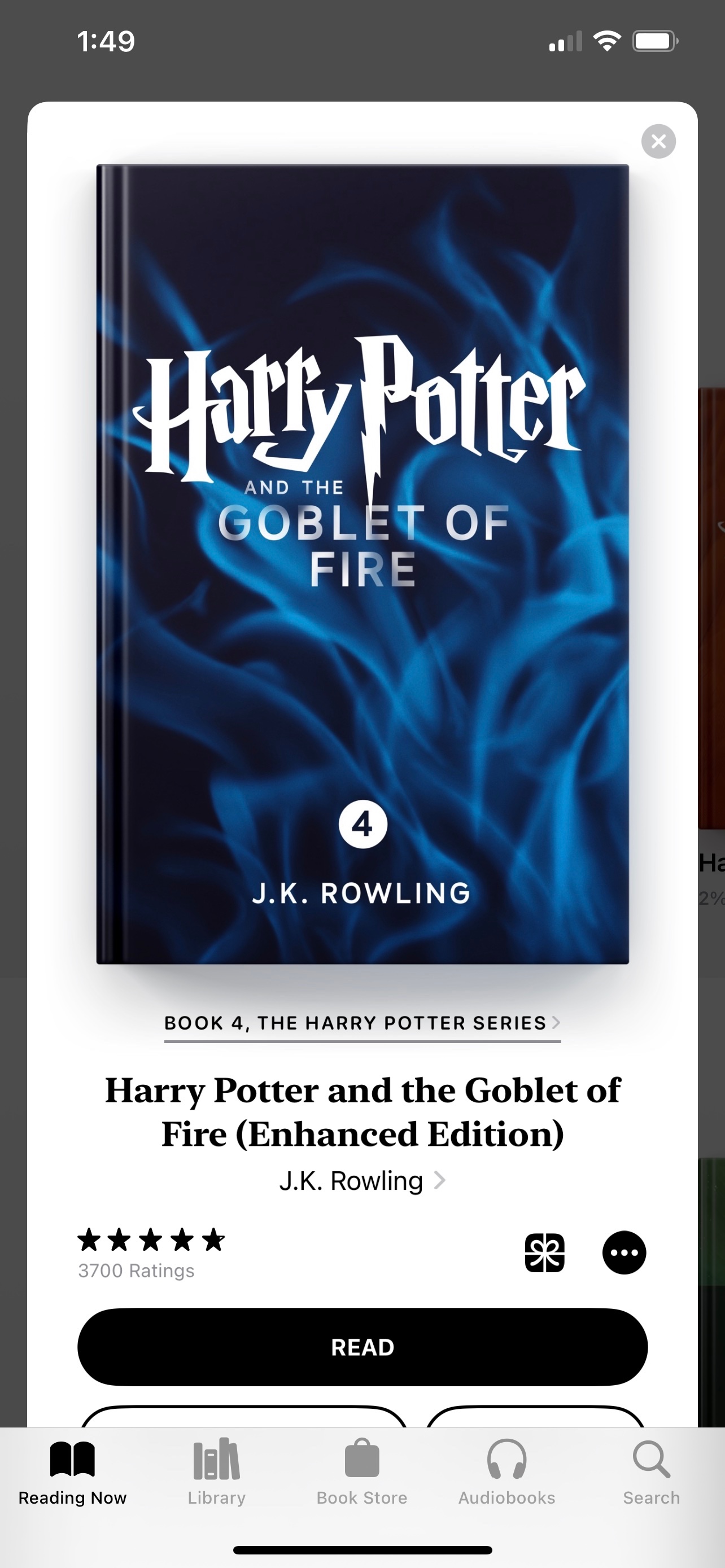 Can I read the Harry Potter books on my Mac device with the Apple Books app? 2