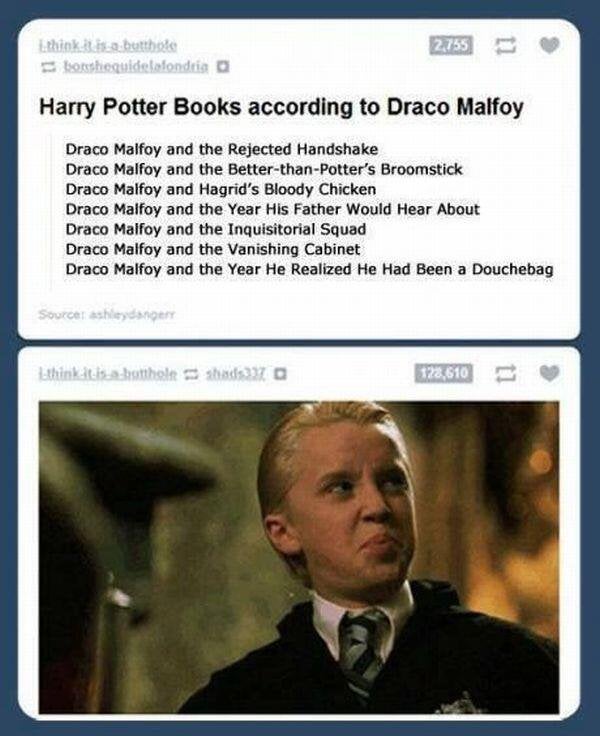 The Harry Potter Books: The Evolution of Draco Malfoy's Character