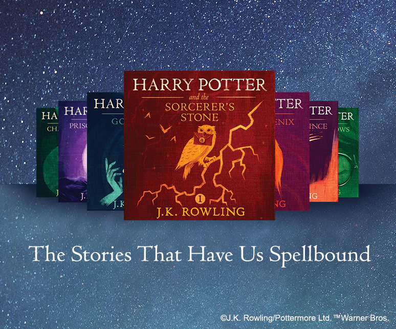 Are the Harry Potter audiobooks available in audiobook stores? 2