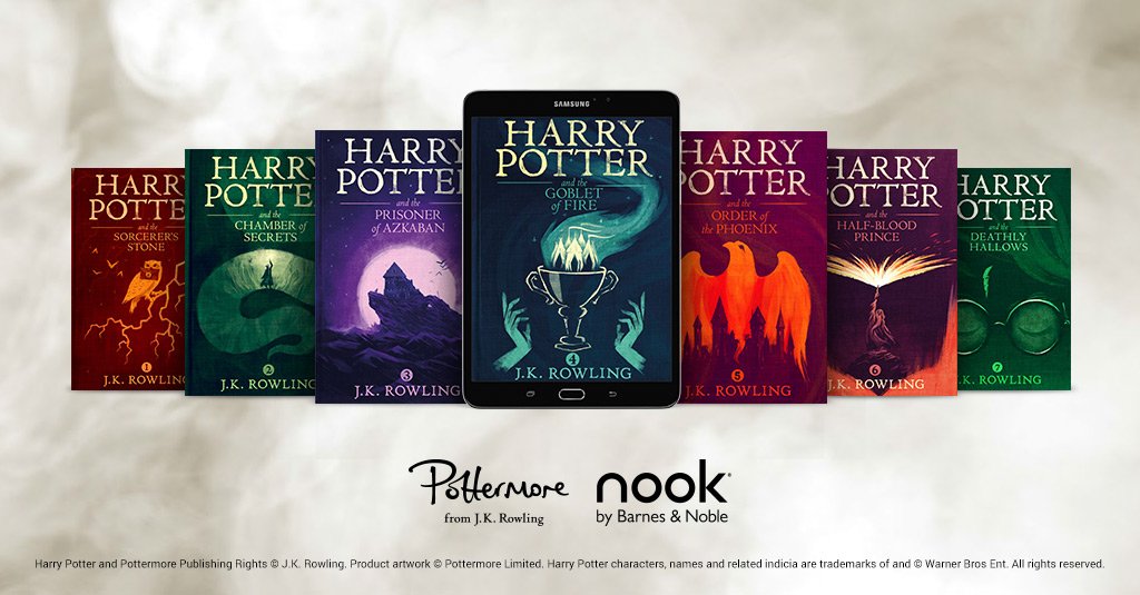 Can I listen to Harry Potter audiobooks on my Nook?