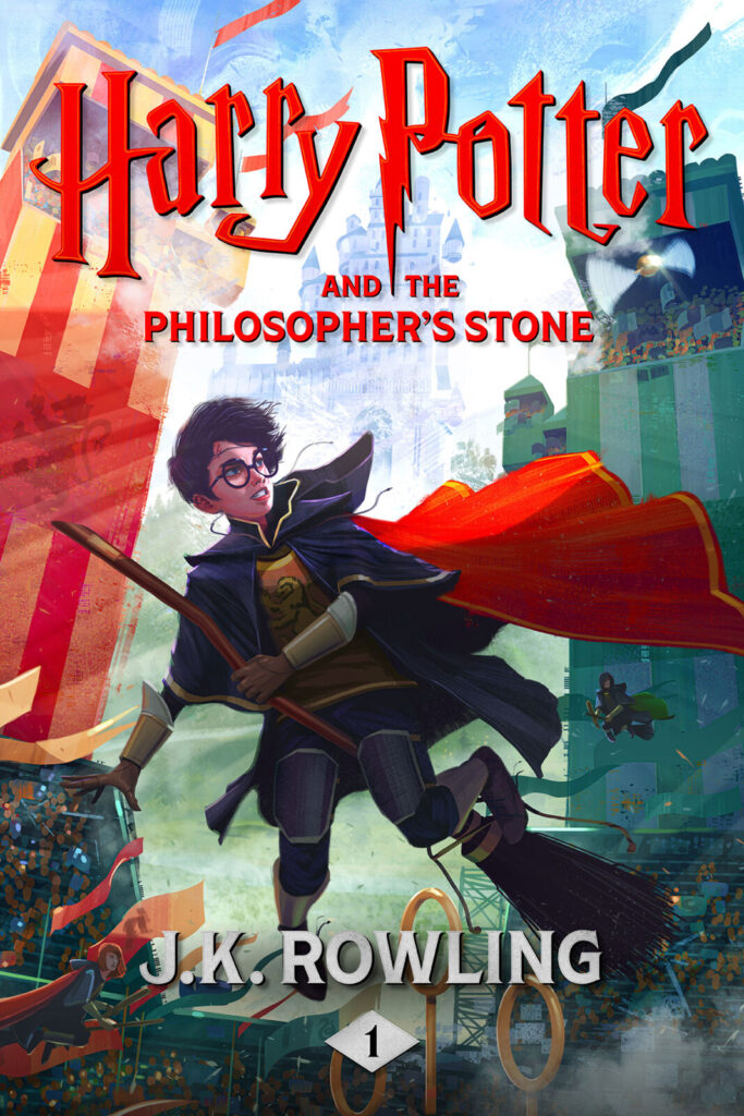 Are there any animated book covers for the Harry Potter audiobooks? 2