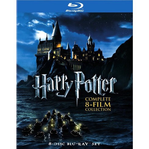 Are the Harry Potter movies available on DVD or Blu-ray? 2