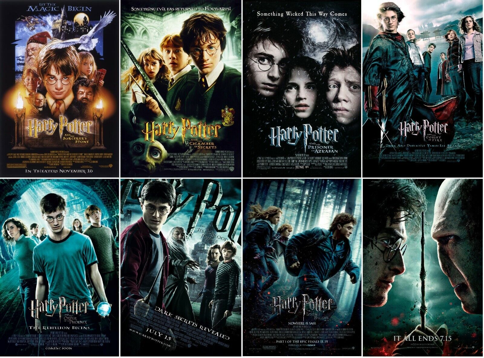 What is the running time of each Harry Potter movie? 2