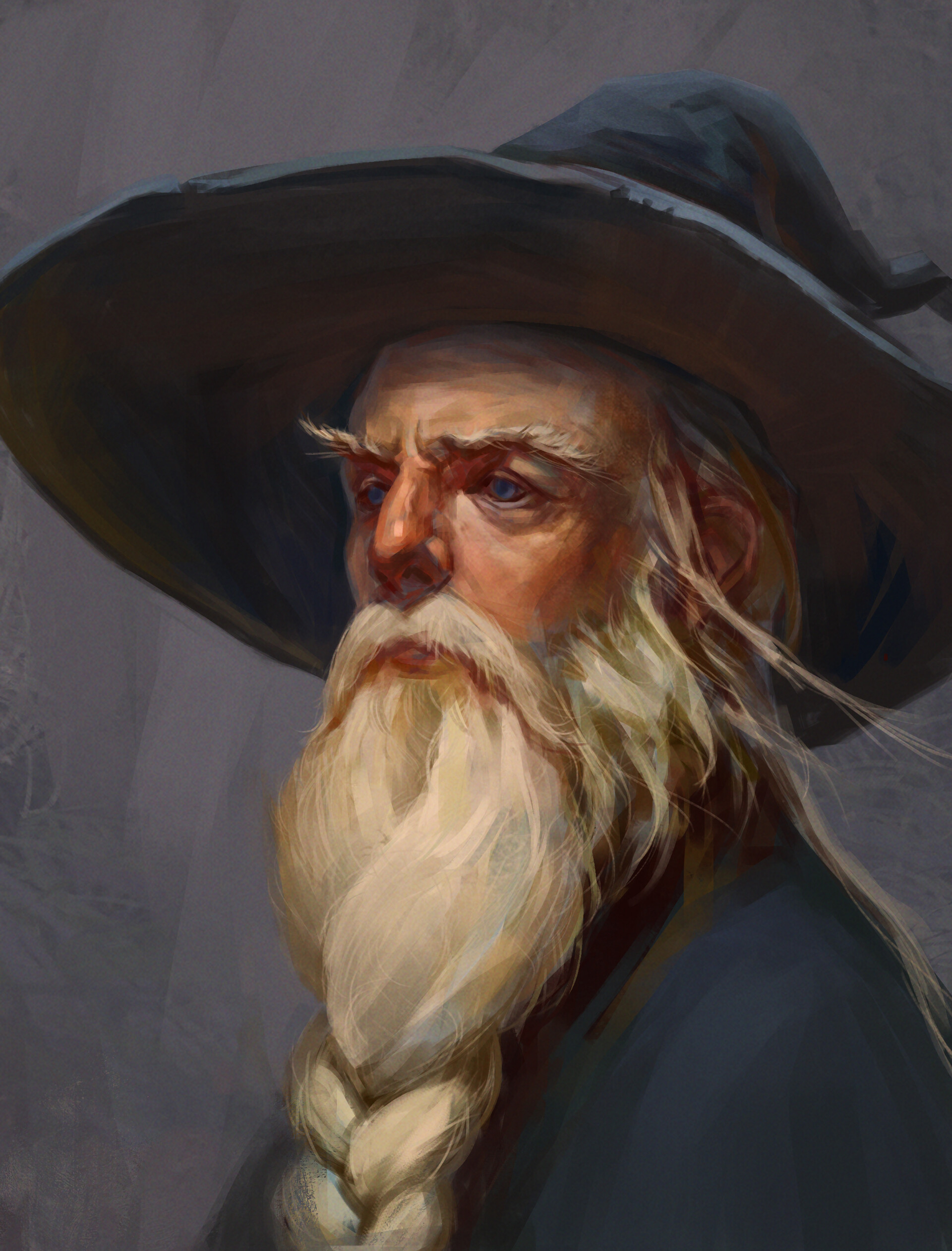 Who is the portrait of a Swarthy Wizard? 2