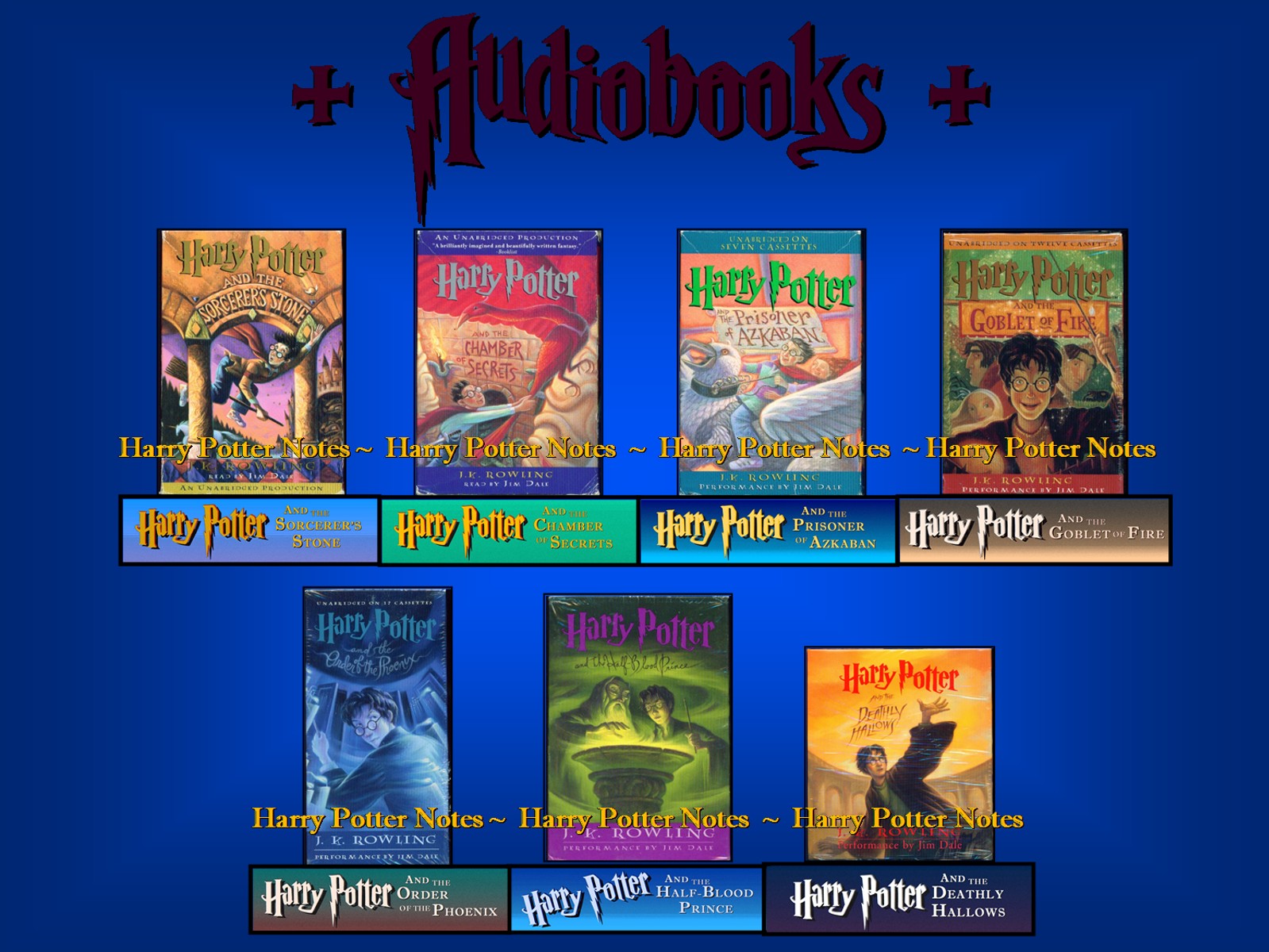 Are there different editions of the Harry Potter audiobooks? 2