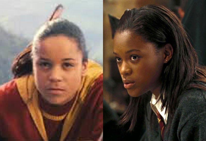 Who played Angelina Johnson in the Harry Potter series? 2
