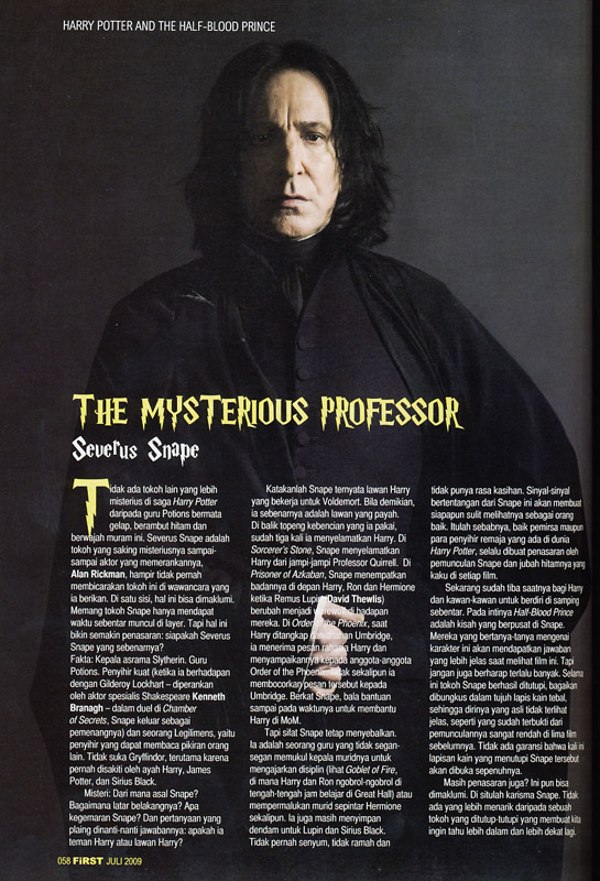 The Mysterious Severus Snape: Harry Potter Character Analysis