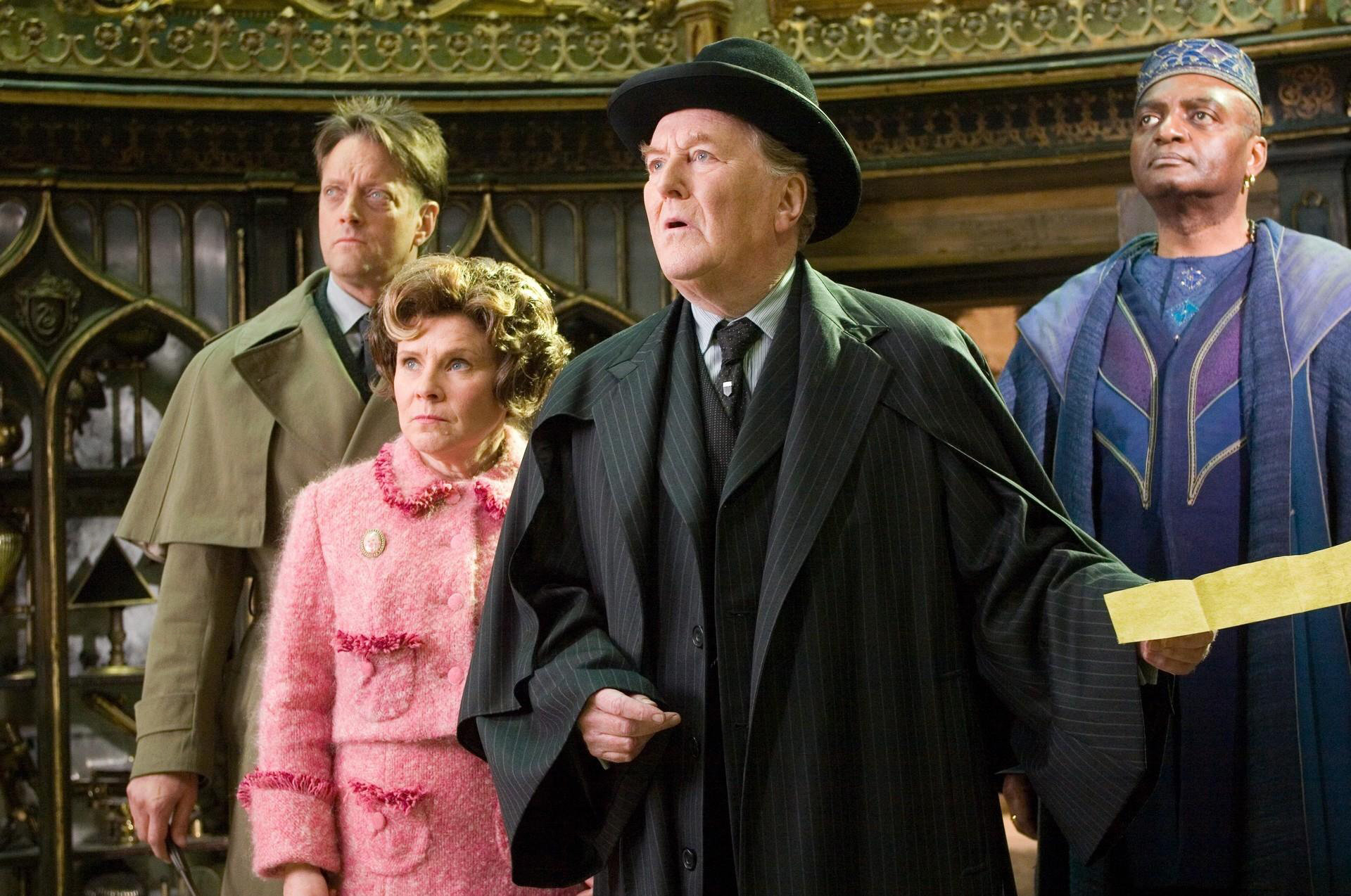 Who played Cornelius Fudge in the Harry Potter franchise? 2