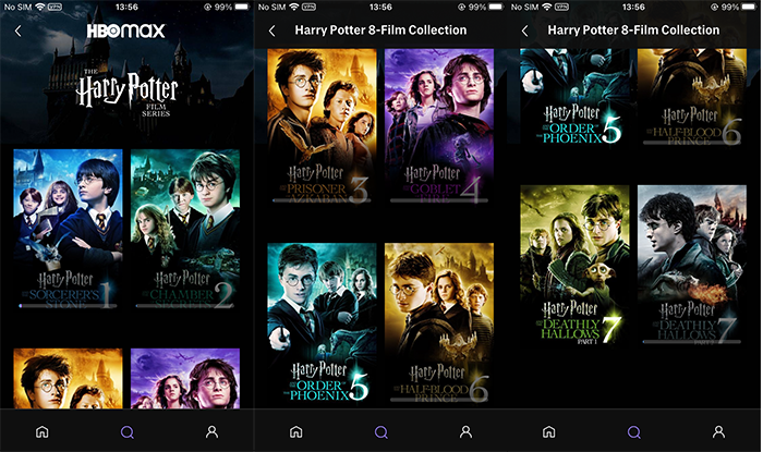 Can I download the Harry Potter movies for offline viewing? 2