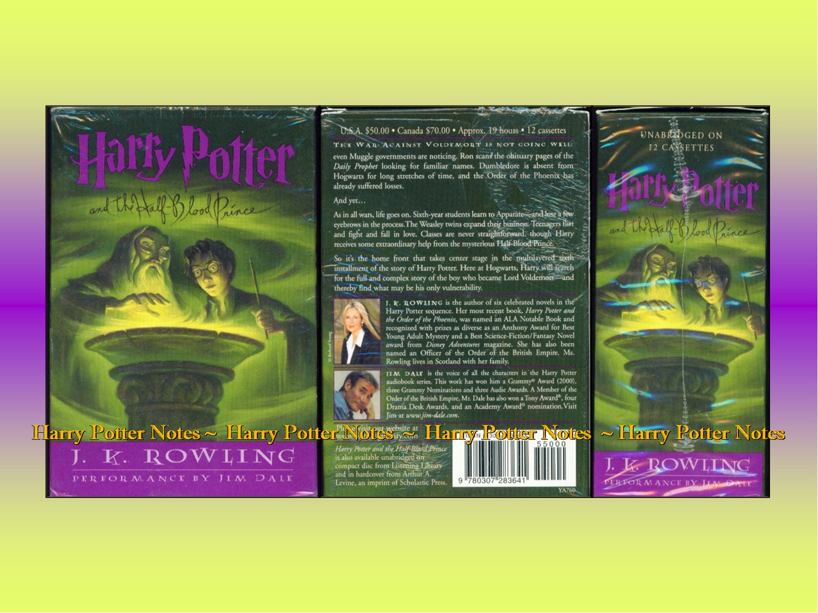 How can I access the table of contents in the Harry Potter audiobooks? 2