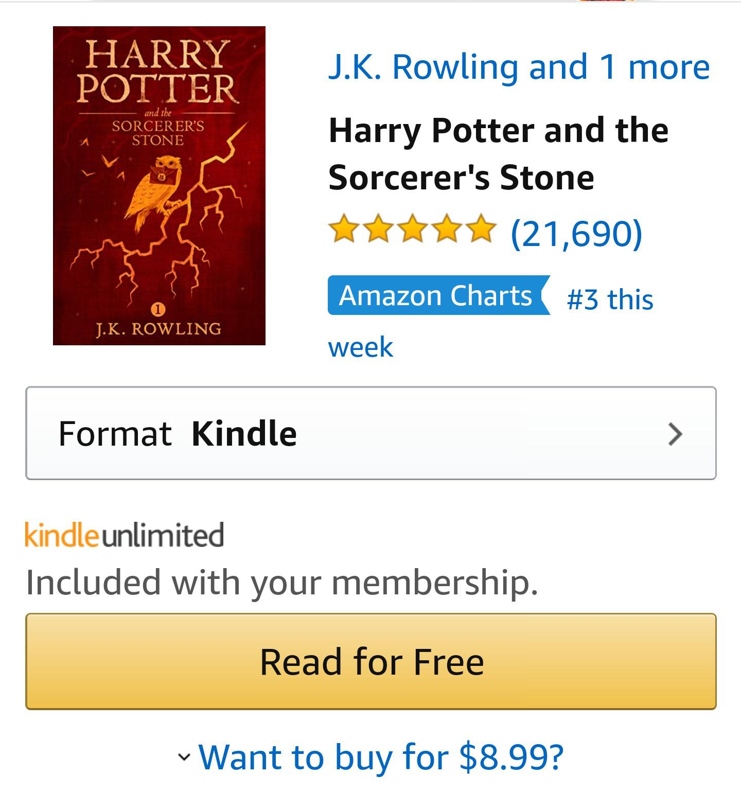 Can I listen to Harry Potter audiobooks on my Kindle? 2