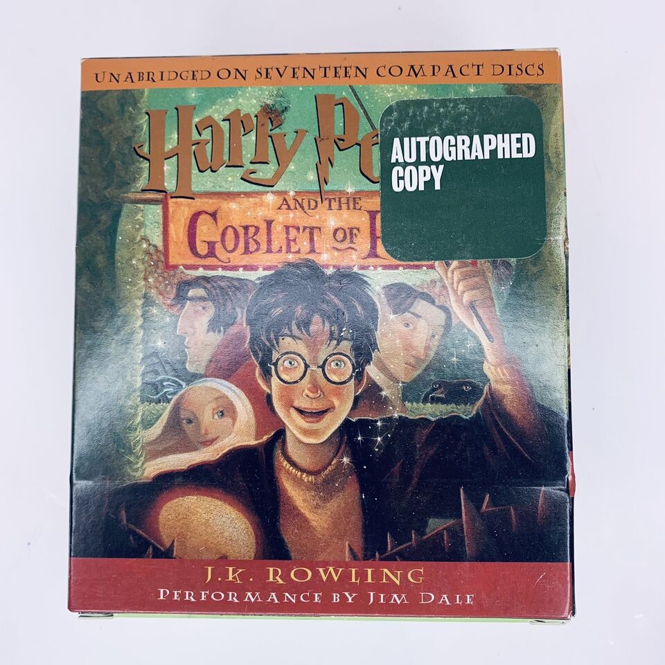 Are there any exclusive signed posters with the Harry Potter audiobooks? 2