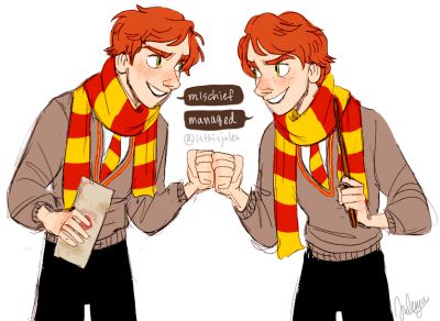 Harry Potter Books: The Charming and Mischievous Fred and George Weasley 2